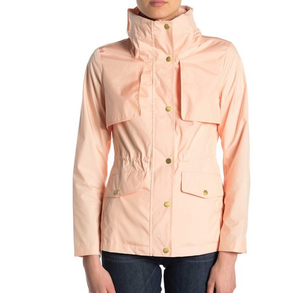 NEW Cole Haan Packable Raincoat Jacket - Picture 2 of 12